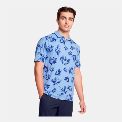 мъжки,блузи,с,яка,under,armour,golf,iso,chill,edge,short,sleeve,polo,blue,(horizon,blue,tech,blue,tech,blue)