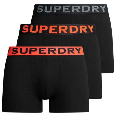 боксерки,мъжко,бельо,superdry,m3110452a,boxers,3,units,black,orange,(black)