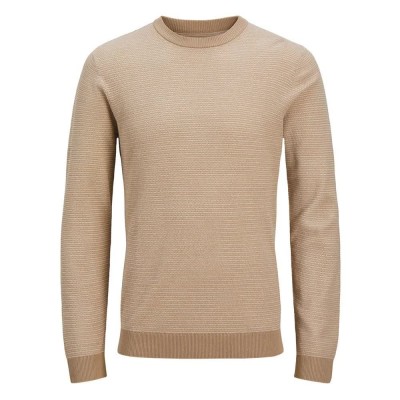 блуза,мъжки,пуловери,jack,&,jones,brady,sweater,crockery,stripes,moonbeam,(beige)