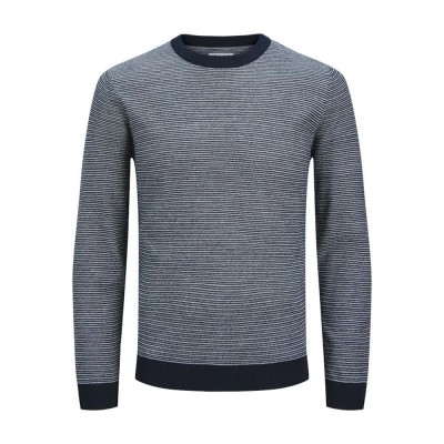 сако,мъжки,пуловери,jack,&,jones,brady,sweater,grey,(navy,blazer,stripes,cloud,dancer)