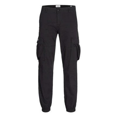 панталони,детски,панталони,jack,&,jones,kane,jonnie,cuffed,cargo,pants,black