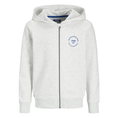 блуза,детски,блузи,jack,&,jones,simon,full,zip,sweatshirt,white,melange,(white)