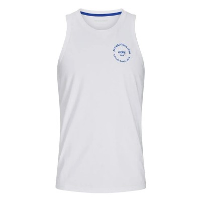 тениска,мъжки,тениски,jack,&,jones,simon,sleeveless,t,shirt,white,(white)
