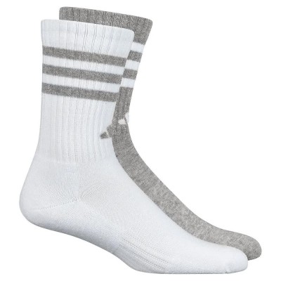 чорапи,мъжки,чорапи,adidas,cushioned,sportswear,glam,3,stripes,crew,socks,2,pairs,white,grey,(white,mgh,solid,grey)