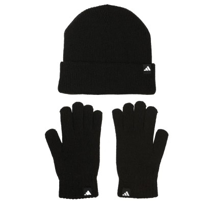 юношески,ръкавици,всички,шапки,adidas,glove,junior,beanie,black,(black,white)