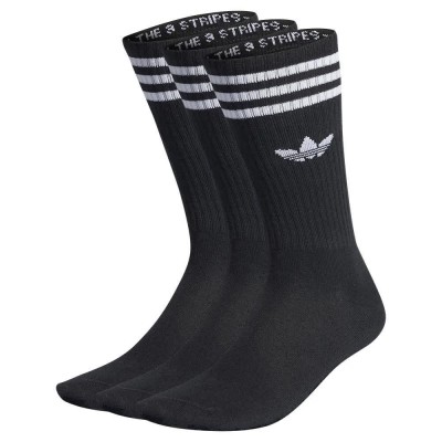 чорапи,мъжки,чорапи,adidas,originals,solid,crew,socks,3,pairs,black