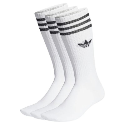чорапи,мъжки,чорапи,adidas,originals,solid,crew,socks,3,pairs,white