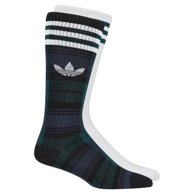 чорапи,мъжки,чорапи,adidas,originals,tartan,crew,socks,2,pairs,white,blue,(night,indigo,white)