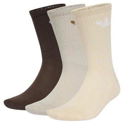чорапи,мъжки,чорапи,adidas,originals,trefoil,cushion,crew,socks,6,pairs,brown,putty,grey,crystal,sand,(multicolor)
