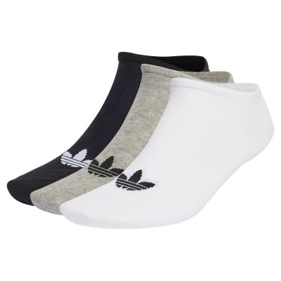 чорапи,мъжки,чорапи,adidas,originals,trefoil,liner,no,show,socks,6,pairs,multicolor,(white,medium,grey,heather,black)