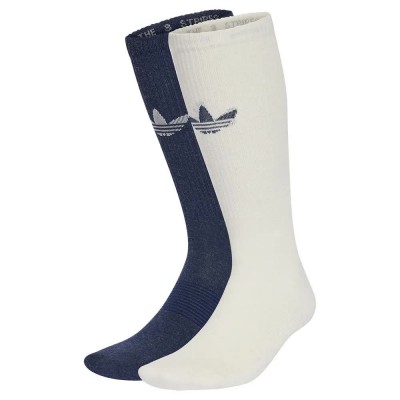 чорапи,мъжки,чорапи,adidas,originals,trefoil,premium,crew,socks,2,pairs,white,blue,(off,white,night,indigo)
