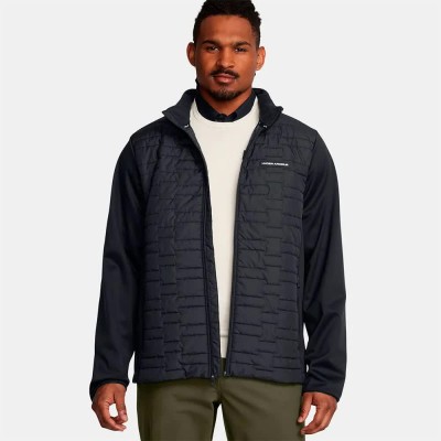 яке,мъжки,якета,under,armour,golf,drive,pro,insulated,jacket,black,(black,metallic,silver)