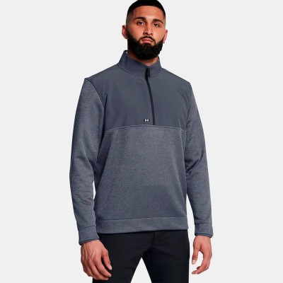 блуза,мъжки,пуловери,under,armour,golf,drive,storm,sf,half,zip,sweatshirt,grey,(downpour,gray,gravel,white)