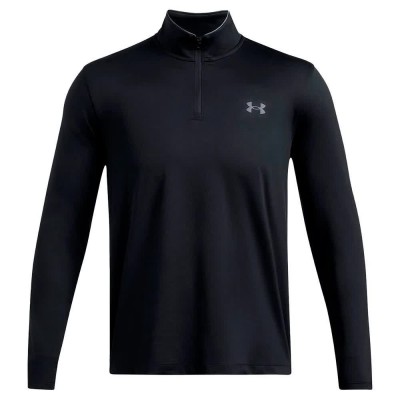блуза,мъжки,пуловери,under,armour,golf,matchplay,half,zip,sweatshirt,black,(black,pitch,gray)