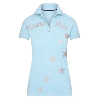 дамски,блузи,с,яка,imperial,riding,it´s,time,to,shine,woman,short,sleeve,polo,dusty,jade,heather,(blue)