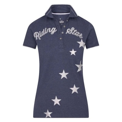 дамски,блузи,с,яка,imperial,riding,it´s,time,to,shine,woman,short,sleeve,polo,blue,(navy)