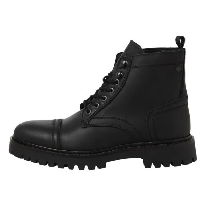 обувки,мъжки,боти,jack,&,jones,enzo,leather,boots,black,(anthracite)