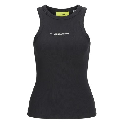 тениска,дамски,тениски,jack,&,jones,forest,str,jjxx,sleeveless,t,shirt,phantom,print,vanilla,ice,emb,(black)