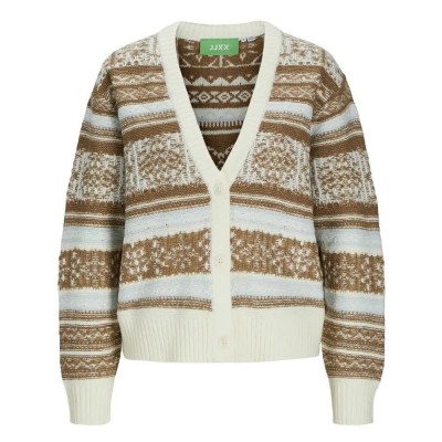 жилетка,дамски,пуловери,дамски,плетени,дрехи,jack,&,jones,galilea,jjxx,cardigan,brown,(vanilla,ice)