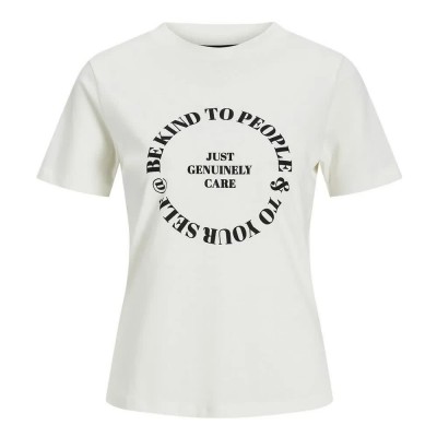 тениска,дамски,тениски,jack,&,jones,julie,reg,jjxx,short,sleeve,t,shirt,white,(vanilla,ice)