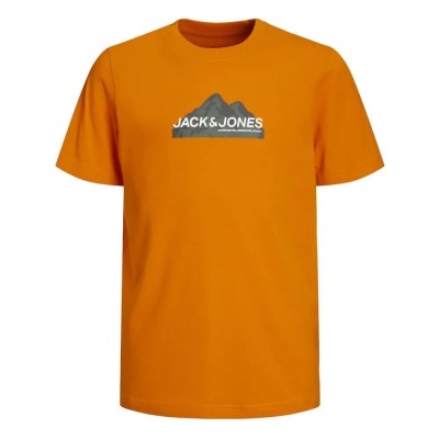 тениска,детски,тениски,jack,&,jones,mountain,logo,short,sleeve,t,shirt,orange,(exuberance)