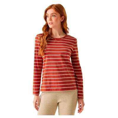 тениска,дамски,тениски,regatta,federica,ii,long,sleeve,t,shirt,red,ochre,light,vanilla,(red)