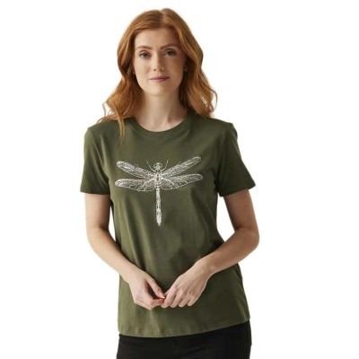 тениска,дамски,тениски,regatta,filandra,ix,short,sleeve,t,shirt,dark,khaki,(green)