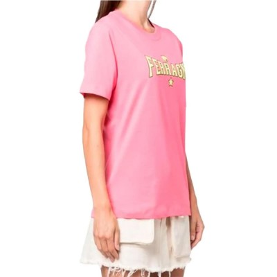 тениска,дамски,тениски,chiara,ferragni,75cbht03,short,sleeve,t,shirt,pink,(pink,lemonade)