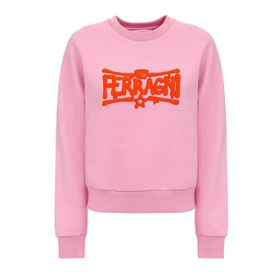 блуза,дамски,блузи,chiara,ferragni,75cbik06,sweatshirt,pink,(liliac,sachet)