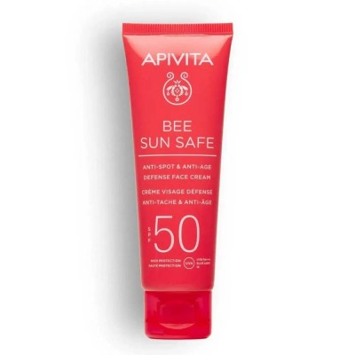 специфични,козметични,продукти,apivita,bee,sun,safe,anti,spot,and,anti,aging,spf50+,50ml,moisturizer,white,(pink)