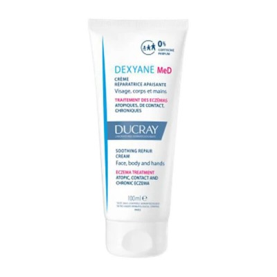 специфични,козметични,продукти,ducray,dexyane,med,soothing,repairing,calmate,100ml,moisturizer,white,(clear)