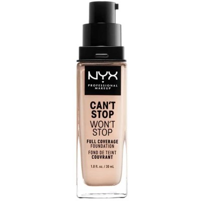 ексфолианти,nyx,cosmetics,light,porcel,can´t,stop,won´t,stop,full,coverage,foundation,beige,(white)