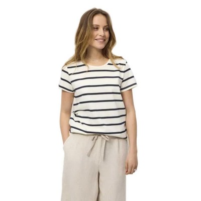 тениска,дамски,тениски,redgreen,chris,short,sleeve,t,shirt,navy,stripe,(beige)