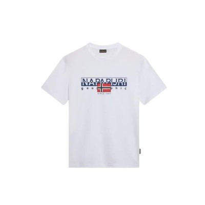 тениска,мъжки,тениски,napapijri,aylmer,short,sleeve,t,shirt,bright,white,(white)
