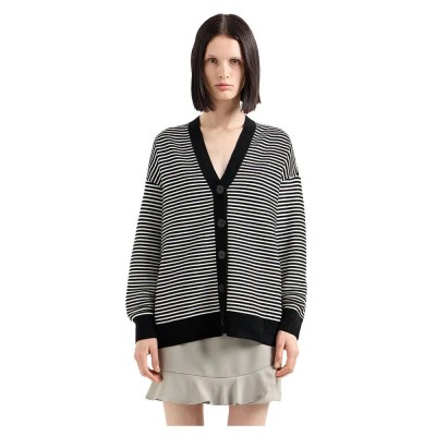 жилетка,дамски,пуловери,дамски,плетени,дрехи,armani,exchange,6dye1n,ym1tz,cardigan,black