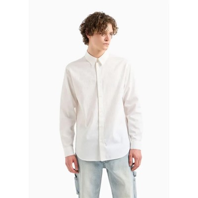 риза,с,дълъг,ръкав,мъжки,ризи,armani,exchange,6dzcl1,zn5xz,long,sleeve,shirt,off,white,(white)