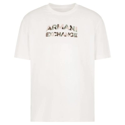 тениска,мъжки,тениски,armani,exchange,6dzthc,zjbyz,short,sleeve,t,shirt,off,white,(white)