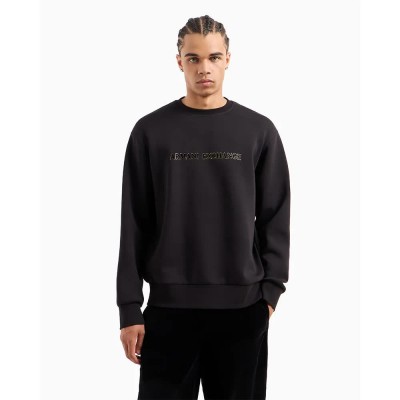 блуза,мъжки,пуловери,armani,exchange,xm000082,af10818,sweatshirt,black