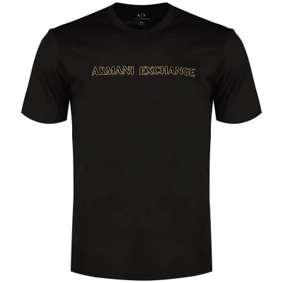тениска,мъжки,тениски,armani,exchange,xm000127,af10356,short,sleeve,t,shirt,black