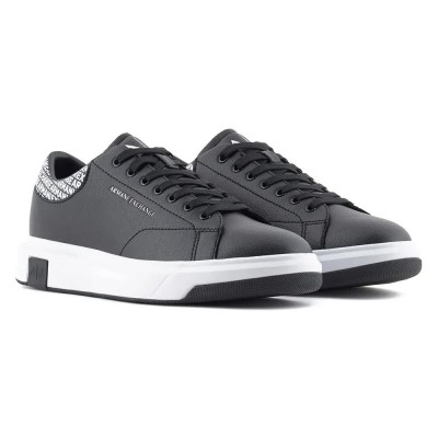 маратонки,мъжки,маратонки,armani,exchange,xux123,xv761,trainers,black,optical,white,(black)