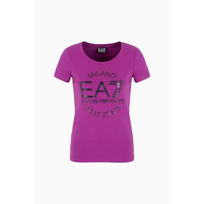 тениска,дамски,тениски,ea7,emporio,armani,6dtt20,tjqcz,short,sleeve,t,shirt,purple