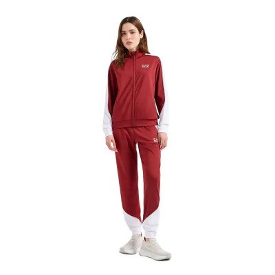 анцуг,дамски,анцузи,ea7,emporio,armani,6dtv52,tjfqz,tracksuit,red,(syrah,white)