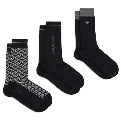 чорапи,мъжки,чорапи,emporio,armani,302402,4f283,socks,black,(black,ea,black,aq,black)