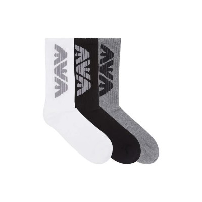 чорапи,мъжки,чорапи,emporio,armani,303133,4f300,socks,multicolor,(bianc,ner,gr,melange)