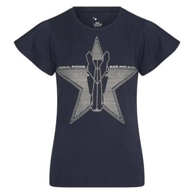 юношеска,тениска,детски,тениски,imperial,riding,belle,star,junior,short,sleeve,t,shirt,navy,(blue)