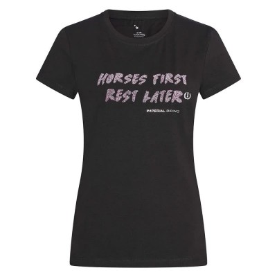 тениска,дамски,тениски,imperial,riding,horses,first,woman,short,sleeve,t,shirt,black,(black)