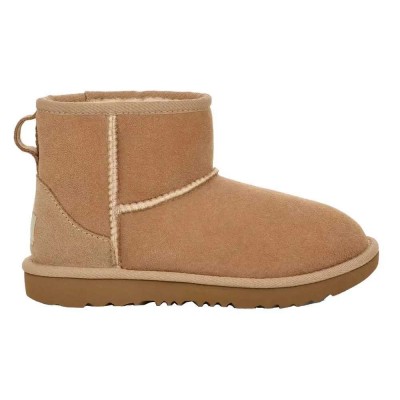 детски,обувки,детски,боти,ugg,kids,classic,mini,ii,boots,brown,(sand)
