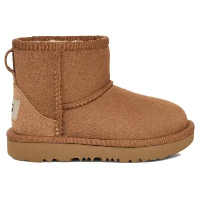 обувки,дамски,боти,мъжки,боти,ugg,classic,mini,ii,toddler,boots,brown,(chestnut)
