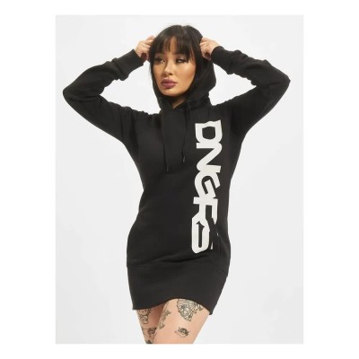 рокля,дамски,поли,и,рокли,dangerous,dngrs,classic,long,sleeve,short,dress,black,(black)