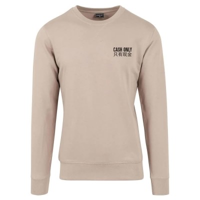 тениска,мъжки,пуловери,mister,tee,cash,only,sweatshirt,beige,(darksand)